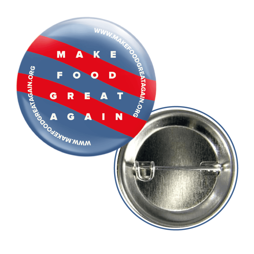 37 mm button met speld