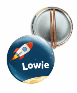 Button met clip 37mm